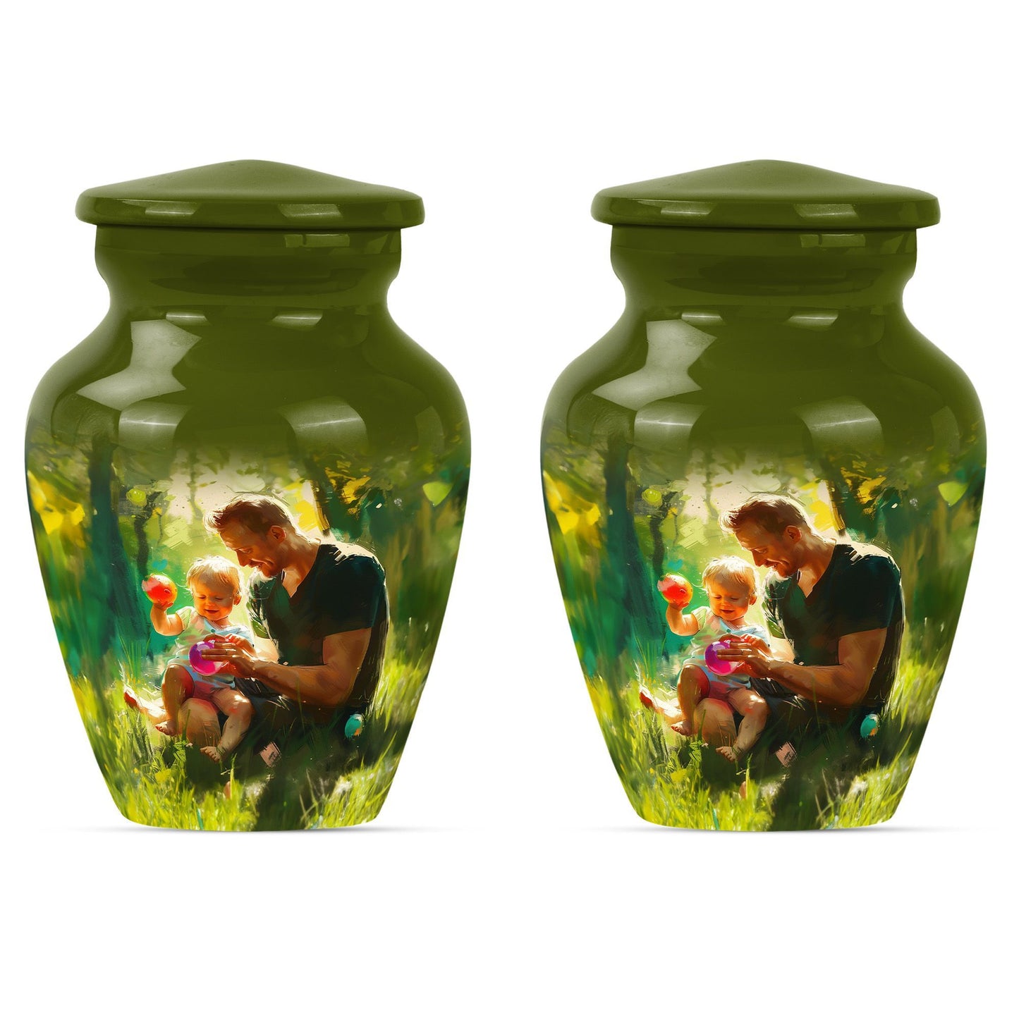Classic 10 Inch Father Urn.