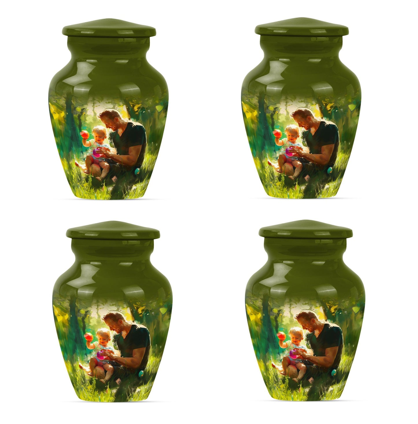 Classic 10 Inch Father Urn.