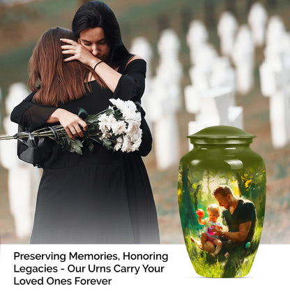 Classic 10 Inch Father Urn.
