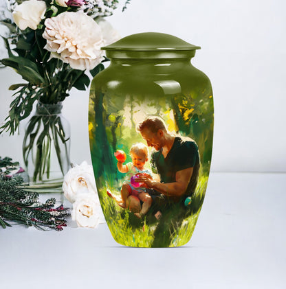Classic 10 Inch Father Urn.