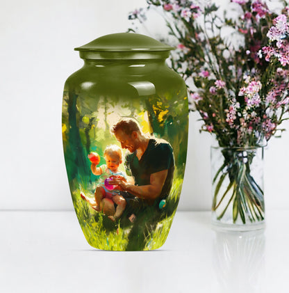 Classic 10 Inch Father Urn.