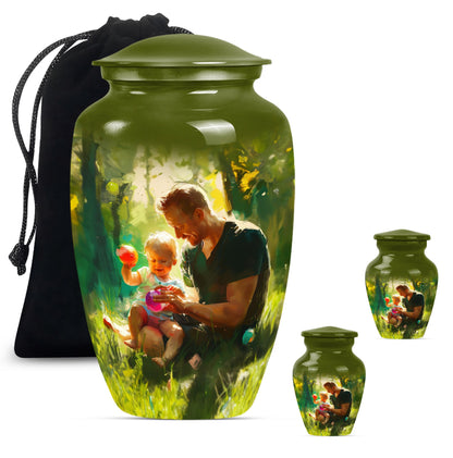 Classic 10 Inch Father Urn.