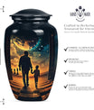 classic abstract design Father Urn, ideal for memorial forever urns