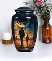 classic abstract design Father Urn, ideal for memorial forever urns