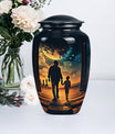 classic abstract design Father Urn, ideal for memorial forever urns