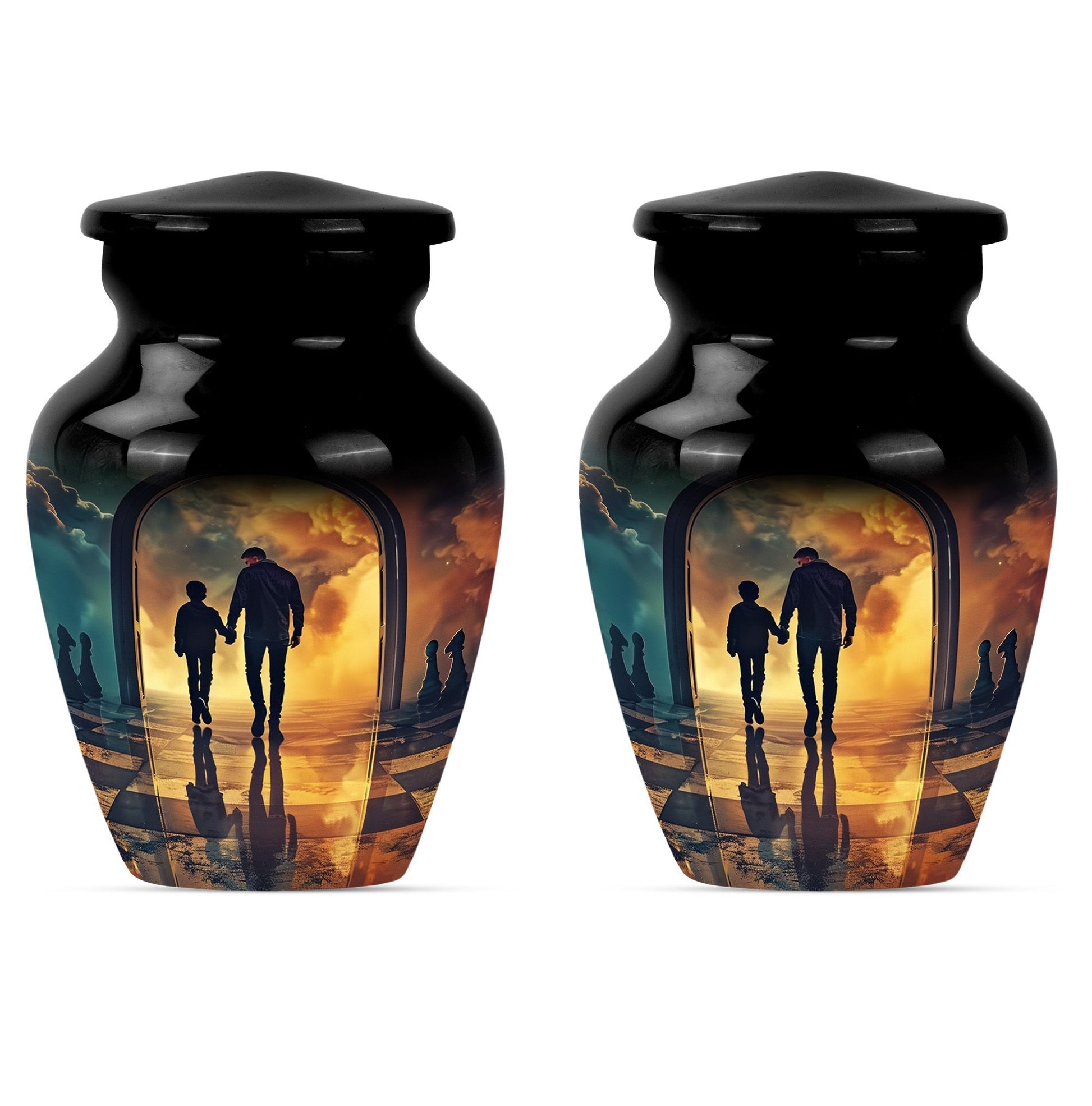 Father Medium Size Urns For Human Ashes Funeral, Ashes Cremation Urn