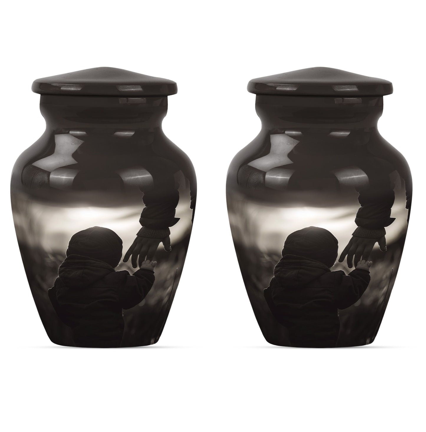 Personalized Father Memorial Urn for Adults - 10-inch, 200 cu in - Yatskia