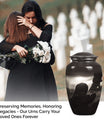 Father Urn, large aluminium burial funeral cremation urn.