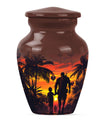 Heartfelt Tribute Baseball Cremation Urn - Durable Large Capacity
