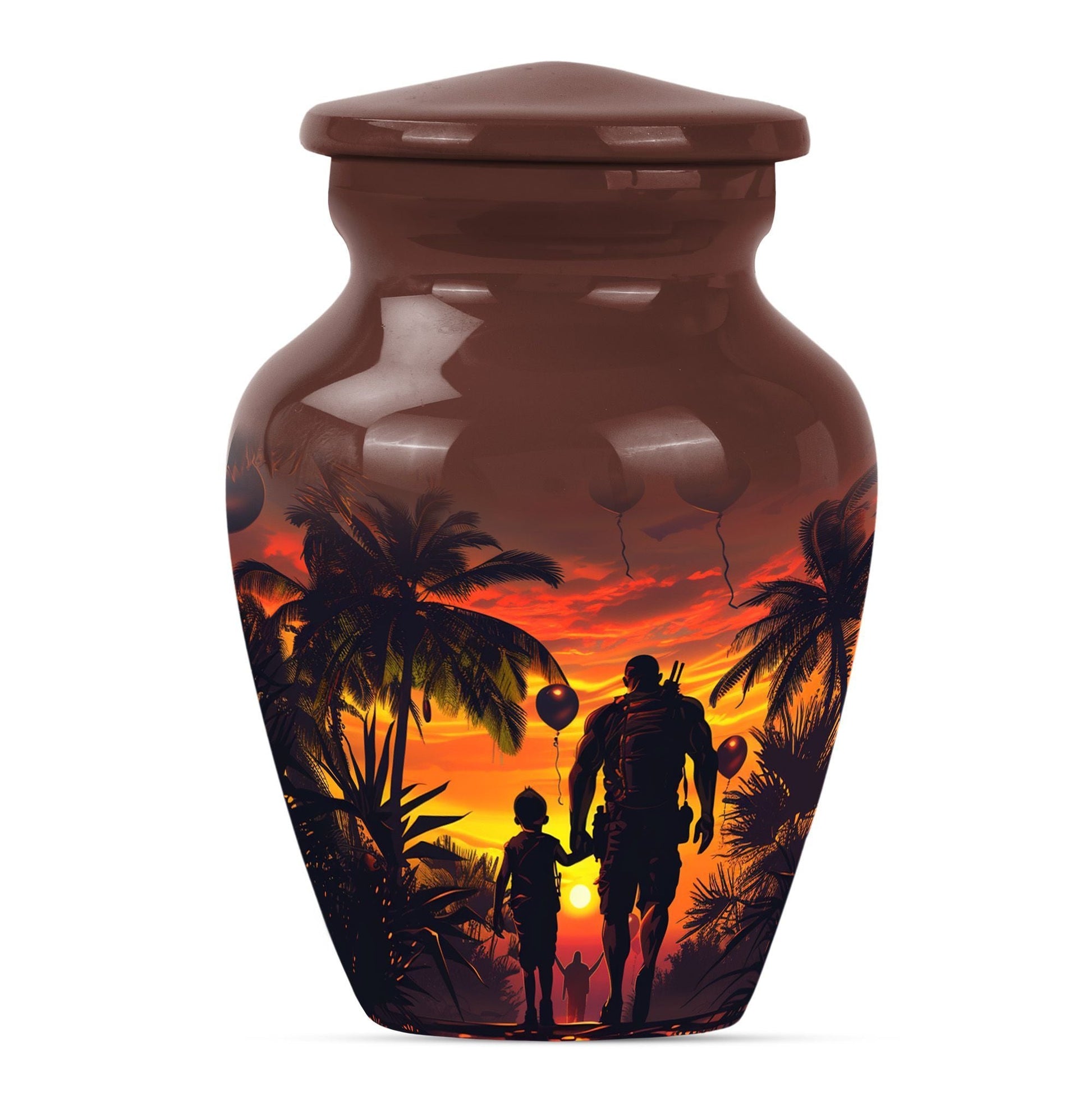 Heartfelt Tribute Baseball Cremation Urn - Durable Large Capacity