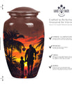 Classic 10-inch Father Urn,  large funeral urn