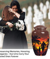 Classic 10-inch Father Urn,  large funeral urn