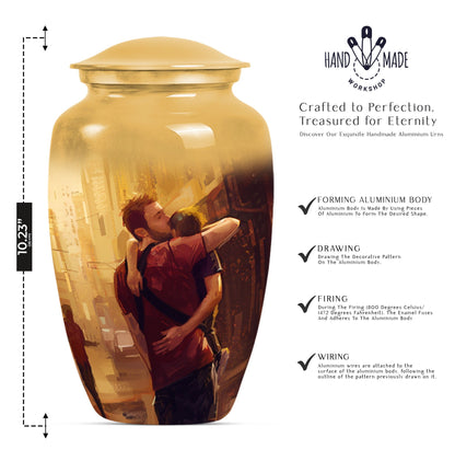 Large classic urn for father's ashes