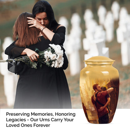 Large classic urn for father's ashes