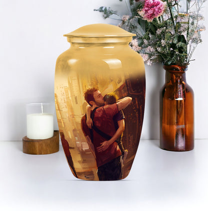 Large classic urn for father's ashes