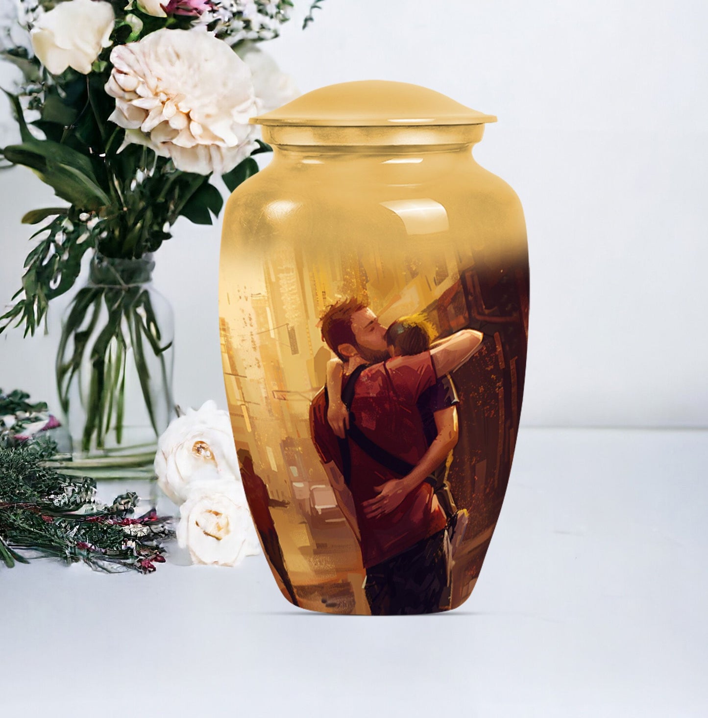 Large classic urn for father's ashes