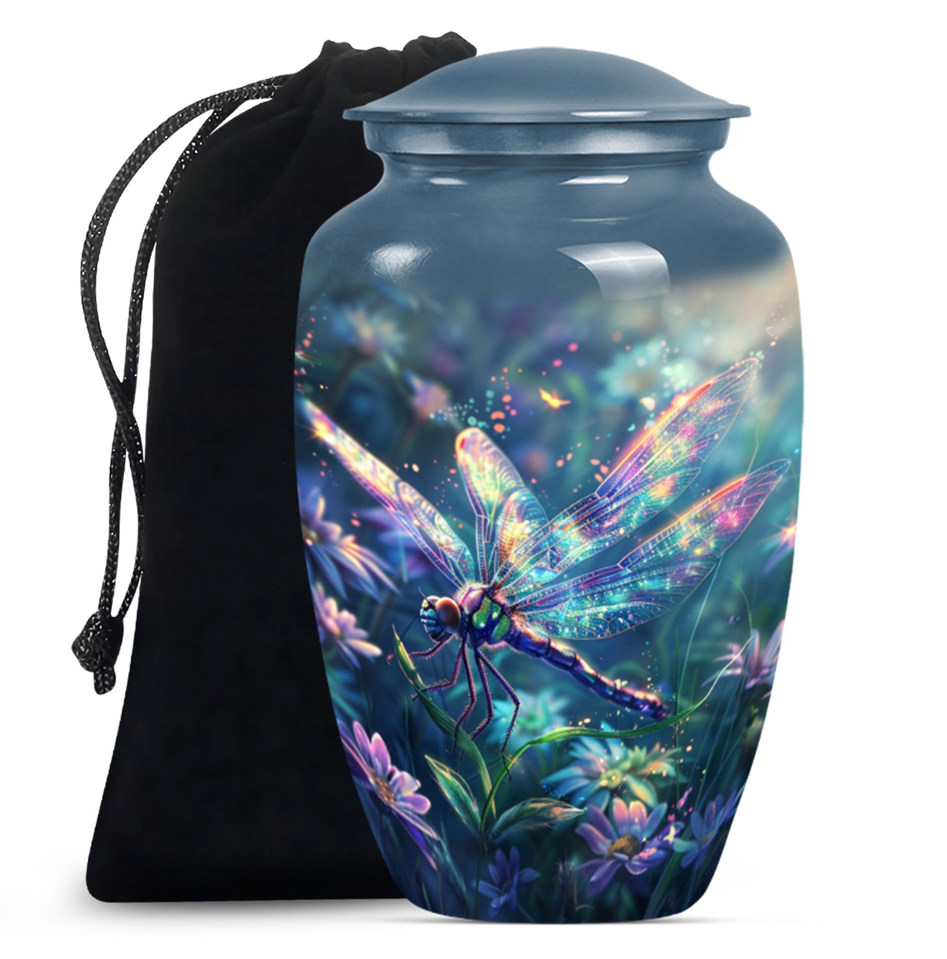Cosmic Dragonfly Cremation Urns For Human Ashes - Mini Urn For Ashes