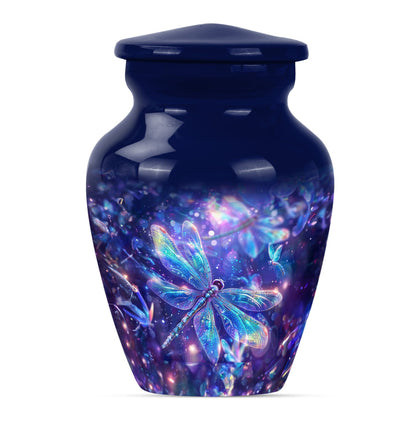 Personalized Dragonfly Cremation Urn for Human Ashes - 10-inch, 200 cu in - Yatskia