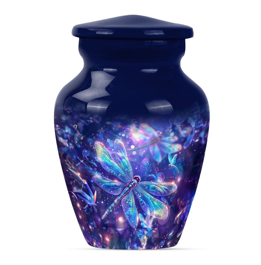 Personalized Dragonfly Cremation Urn for Human Ashes - 10-inch, 200 cu in - Yatskia