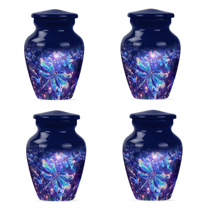 Personalized Dragonfly Cremation Urn for Human Ashes - 10-inch, 200 cu in - Yatskia