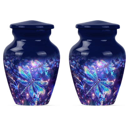 Personalized Dragonfly Cremation Urn for Human Ashes - 10-inch, 200 cu in - Yatskia