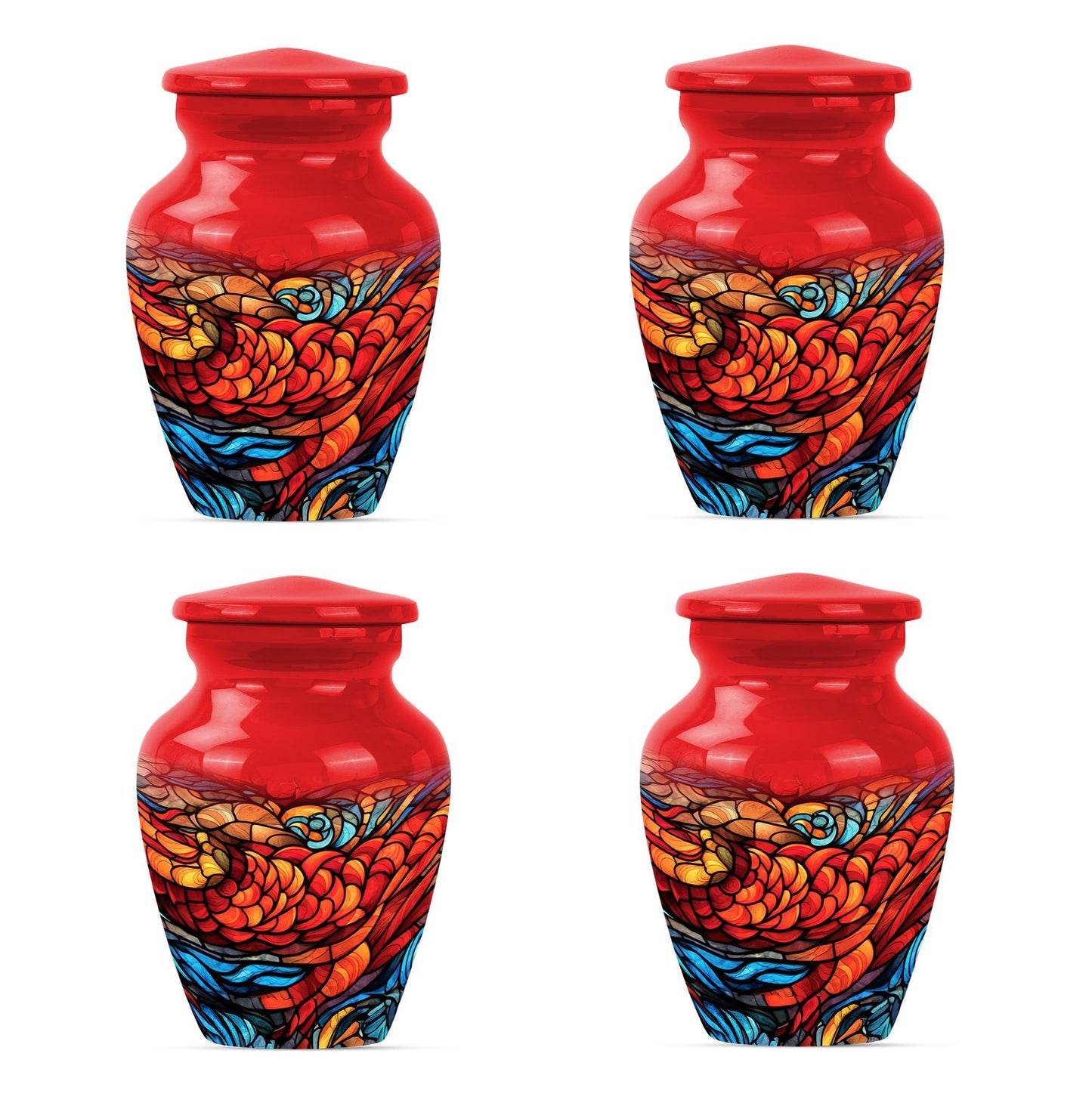 stained glass urn for ashes