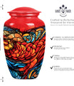 stained glass urn for ashes