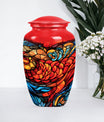 stained glass urn for ashes