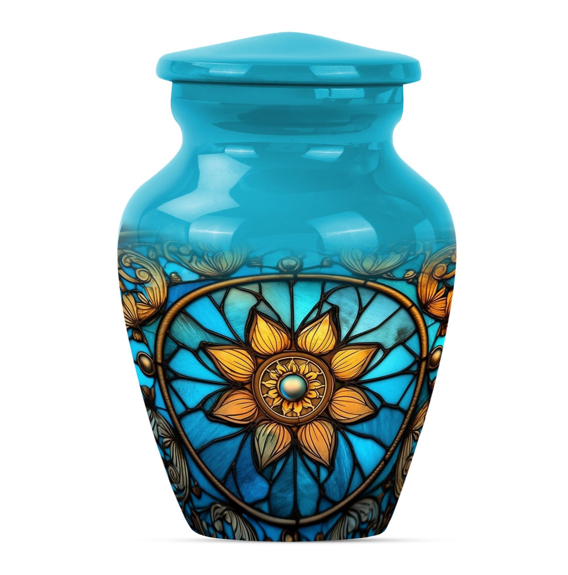 stained glass urn for women ashes