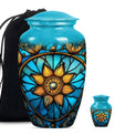 stained glass urn for women ashes