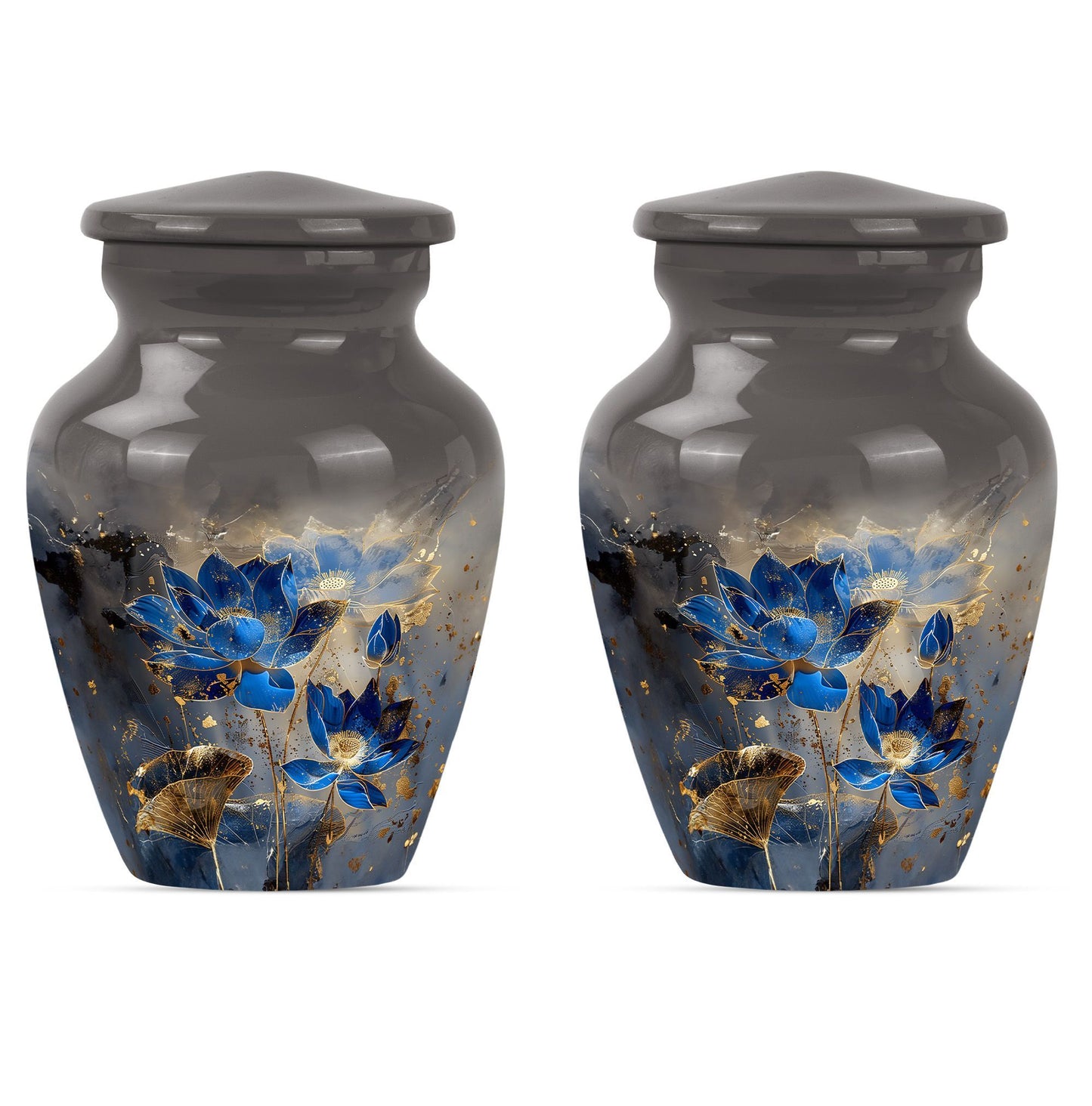 abstract design Lotus Urn.