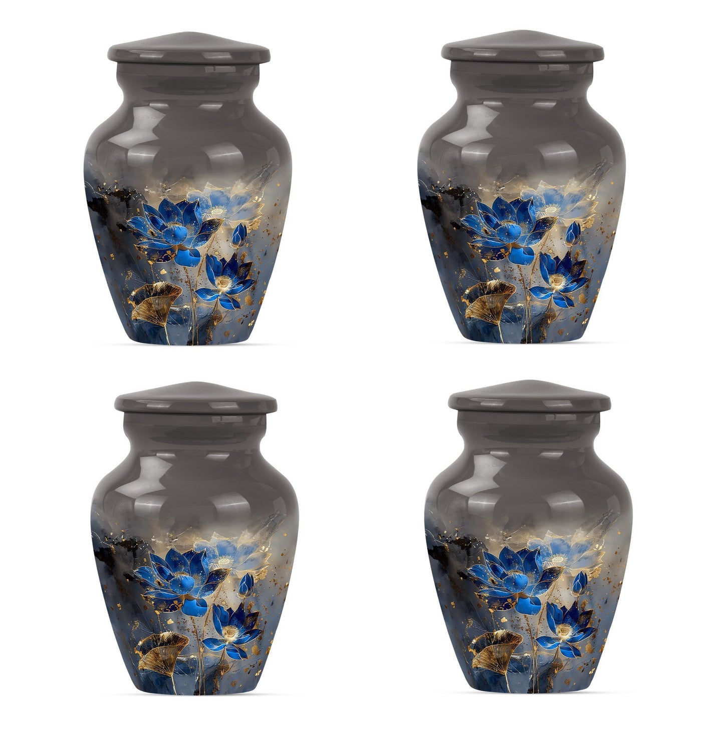 abstract design Lotus Urn.