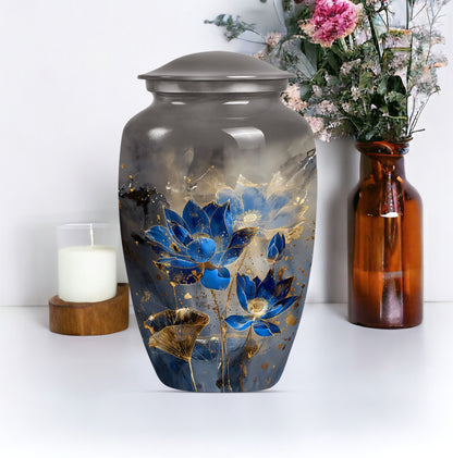 abstract design Lotus Urn.