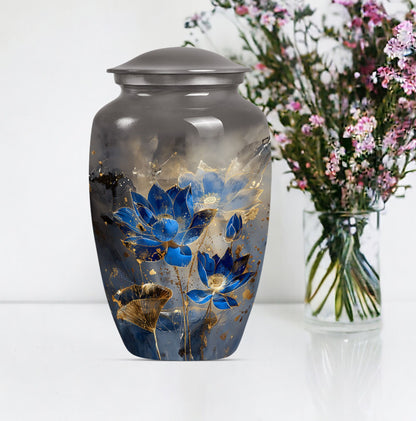 abstract design Lotus Urn.
