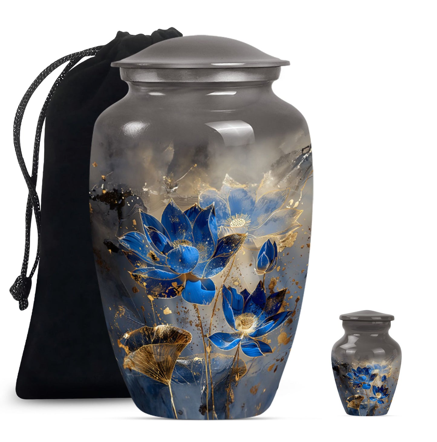 abstract design Lotus Urn.
