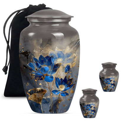 abstract design Lotus Urn.