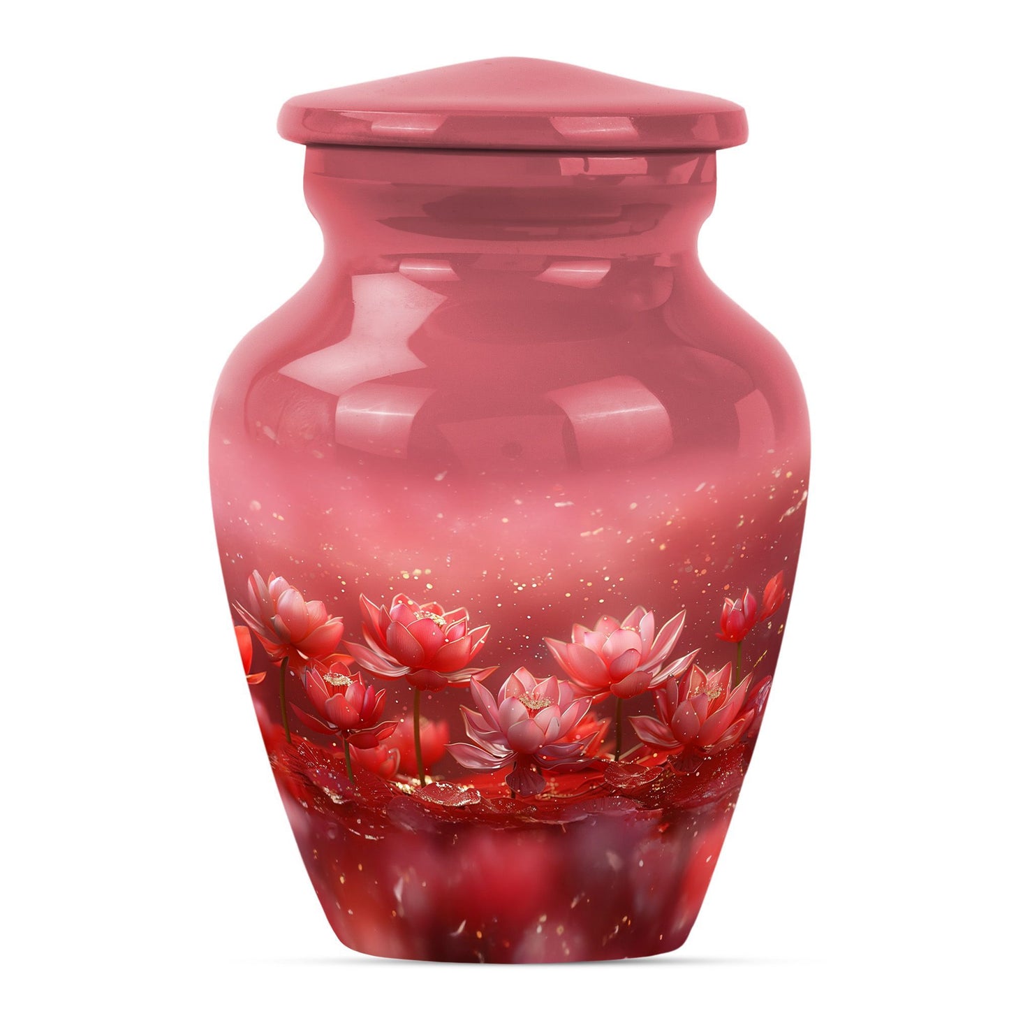 10-inch classic lotus urn 