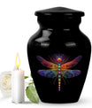 Cosmic Dragonfly Cremation Urns For Human Ashes - Urn For Men & Women