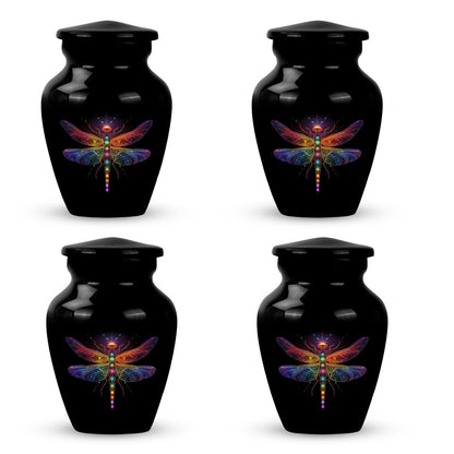 Personalized Dragonfly Cremation Urn for Men & Women - 10-inch, 200 cu in - Yatskia