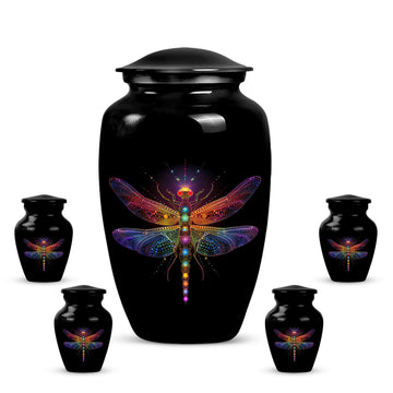 Large Urn With 4 Keepsake Urn