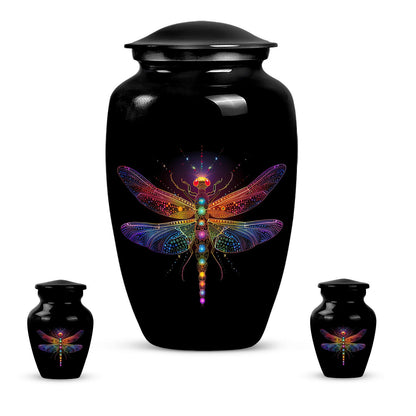 Cosmic dragonfly urn