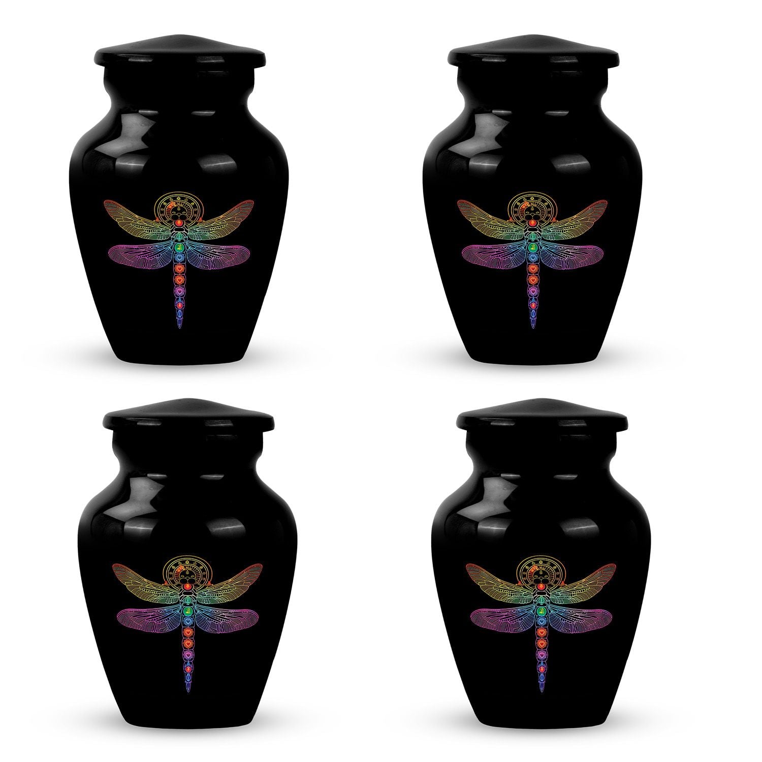 Cosmic Dragonfly Urns For Men Funeral, Ashes Memorial Urn
