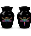 Cosmic Dragonfly Urns For Men Funeral, Ashes Memorial Urn