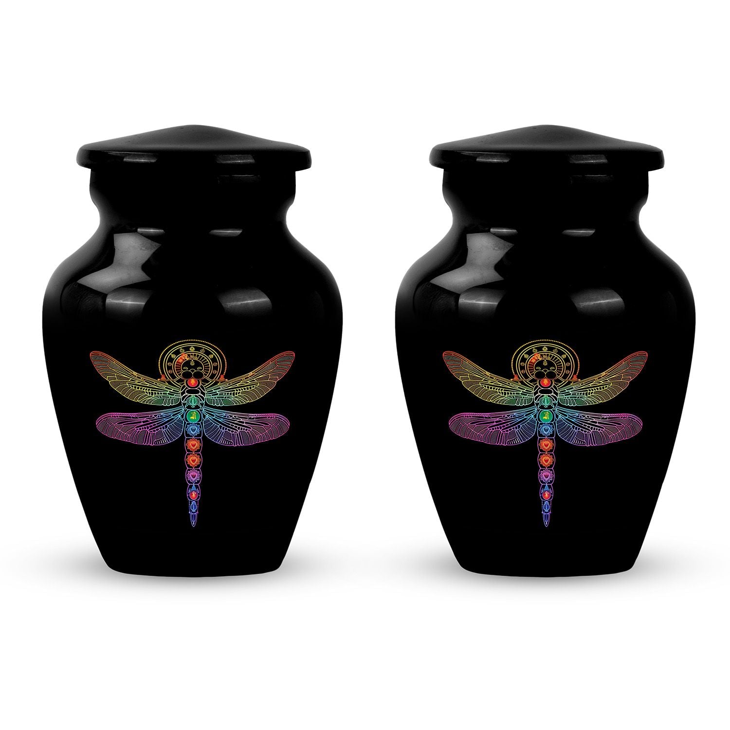 Cosmic Dragonfly Urns For Men Funeral, Ashes Memorial Urn