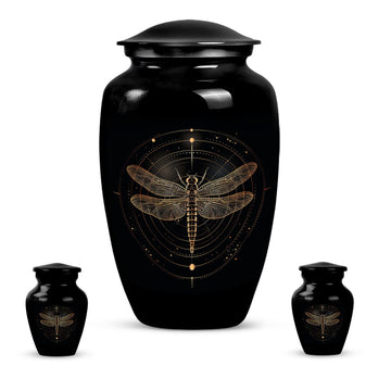 Large Urn With 2 Keepsake Urn