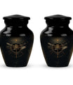 Cosmic Dragonfly Memorial Urn Funeral, Ashes Cremation Urn
