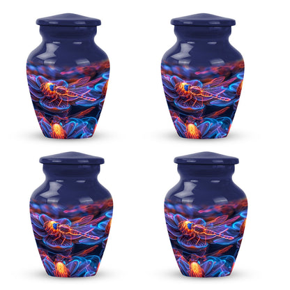 Personalized Dragonfly Memorial Urn for Human Ashes - 10-inch, 200 cu in - Yatskia