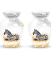 Zebra Double Urns Large Funeral, Ashes Urn For Ashes