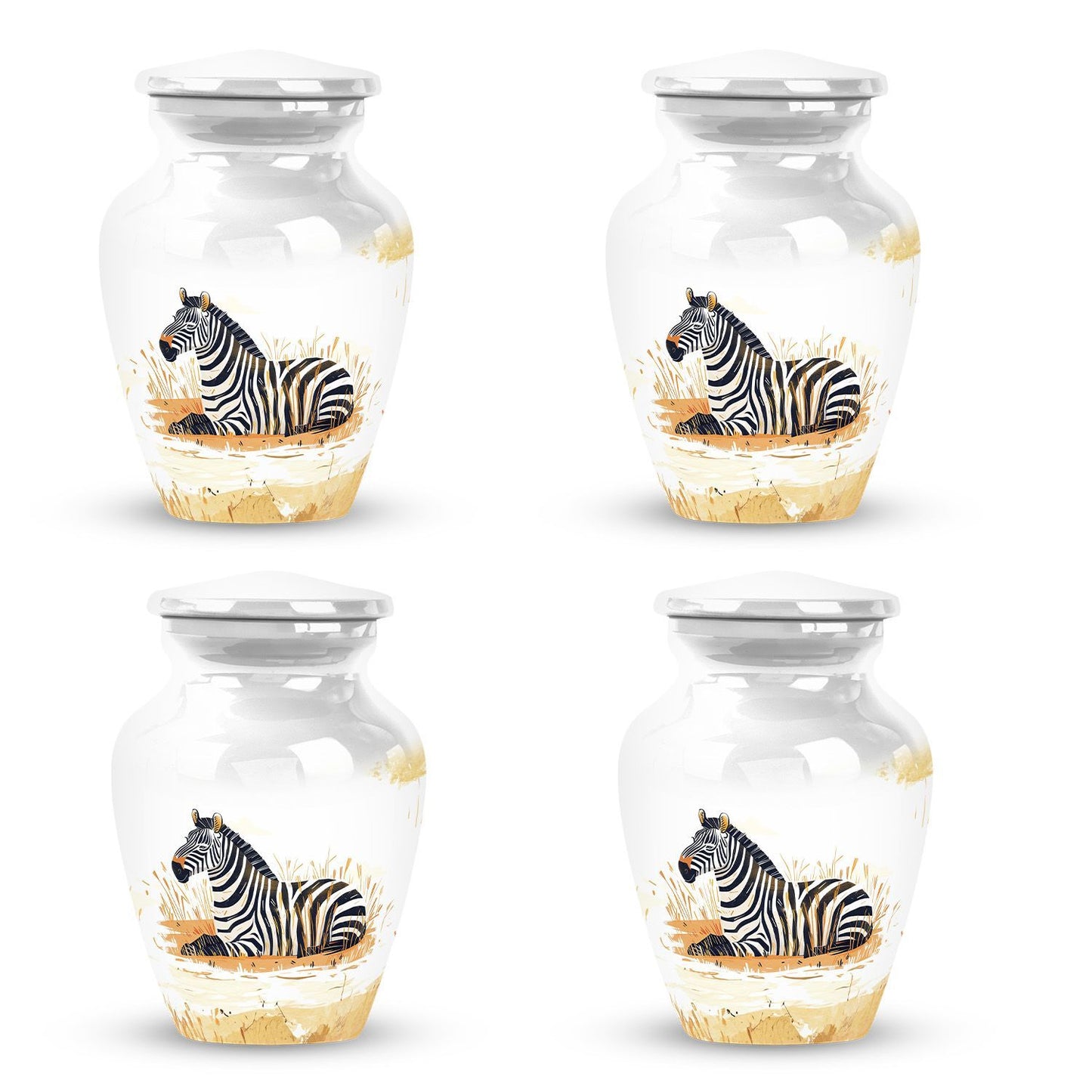  zebra urn