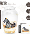  zebra urn